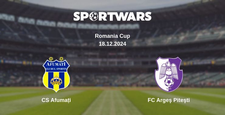 CS Afumați — FC Argeş Piteşti watch online for free 18.12.2024