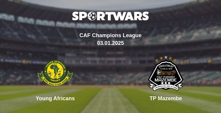 Young Africans — TP Mazembe watch online broadcast, 03.01.2025