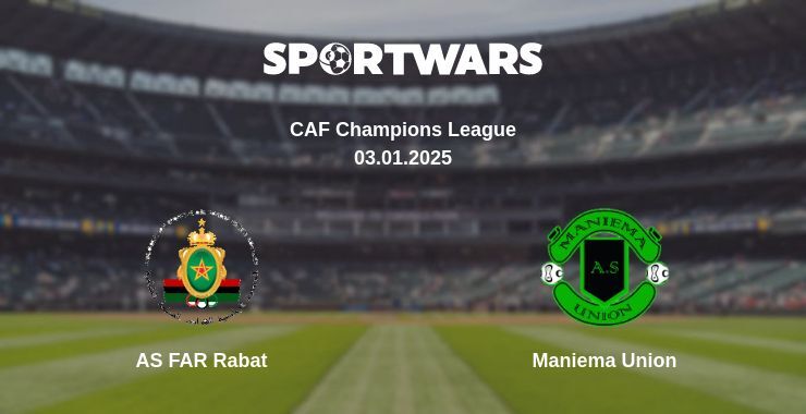 AS FAR Rabat — Maniema Union watch online broadcast, 03.01.2025