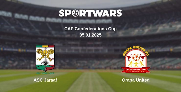 ASC Jaraaf — Orapa United watch online broadcast, 05.01.2025