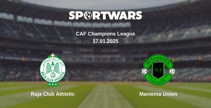 Raja Club Athletic — Maniema Union watch online broadcast, 17.01.2025