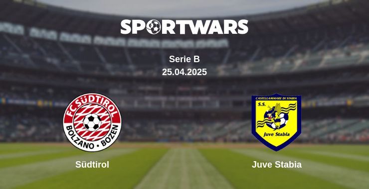 Südtirol — Juve Stabia watch online broadcast, 25.04.2025