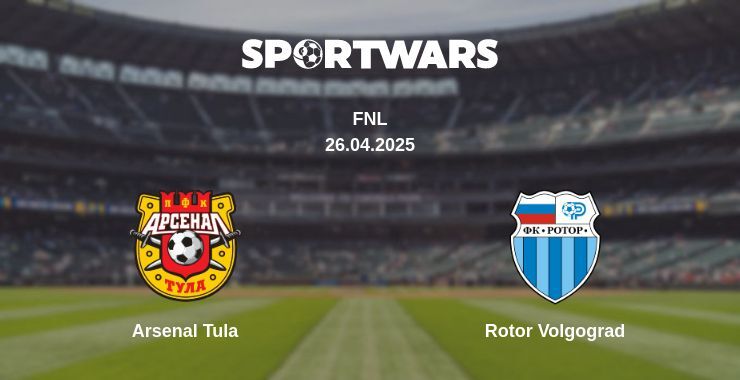 Arsenal Tula — Rotor Volgograd watch online broadcast, 26.04.2025