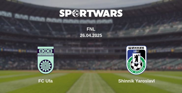 FC Ufa — Shinnik Yaroslavl watch online broadcast, 26.04.2025