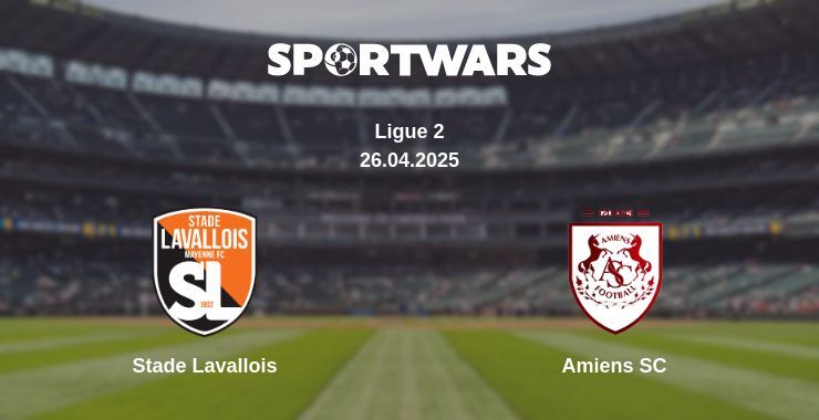 Stade Lavallois — Amiens SC watch online broadcast, 26.04.2025