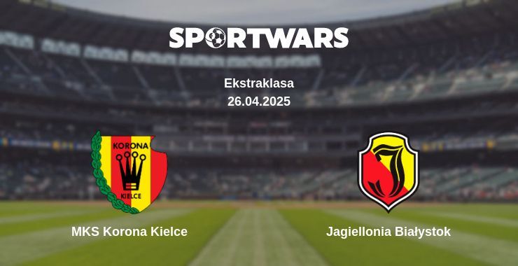 MKS Korona Kielce — Jagiellonia Białystok watch online broadcast, 26.04.2025