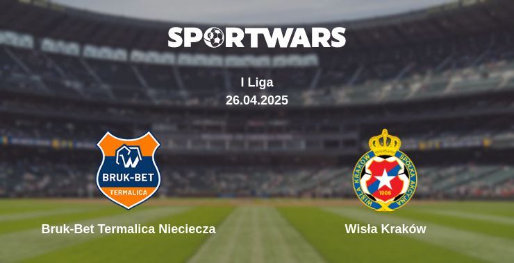 Bruk-Bet Termalica Nieciecza — Wisła Kraków watch online broadcast, 26.04.2025