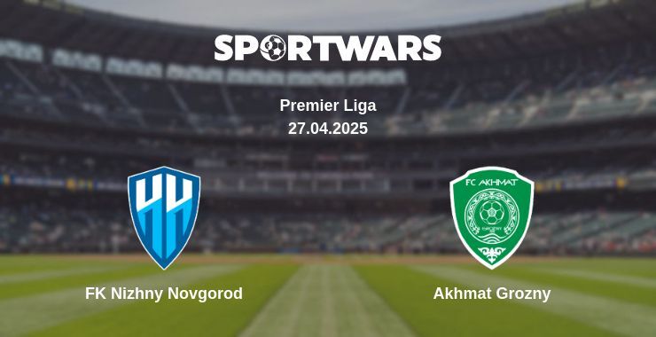 FK Nizhny Novgorod — Akhmat Grozny watch online broadcast, 27.04.2025