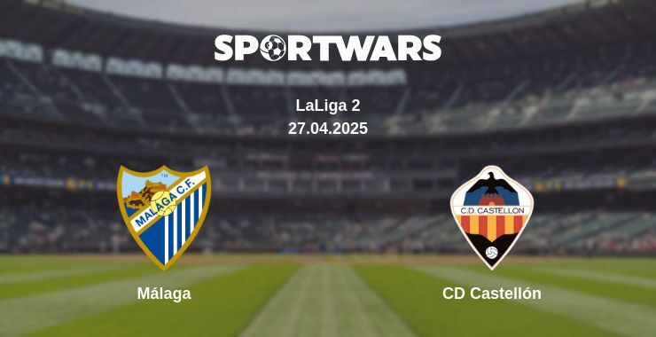 Málaga — CD Castellón watch online broadcast, 27.04.2025