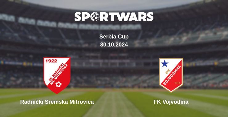 Radnički Sremska Mitrovica — FK Vojvodina watch online for free 30.10.2024