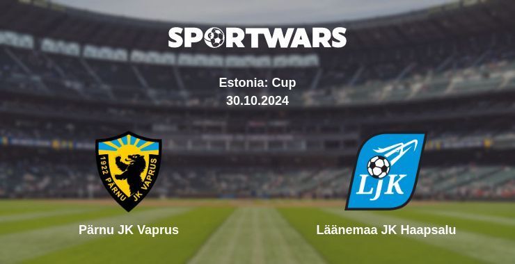 Result of the Pärnu JK Vaprus — Läänemaa JK Haapsalu match, 30.10.2024