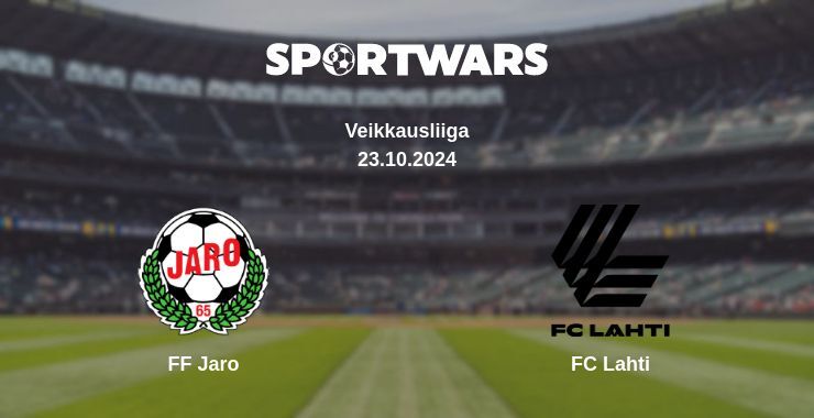 Result of the FF Jaro — FC Lahti match, 23.10.2024