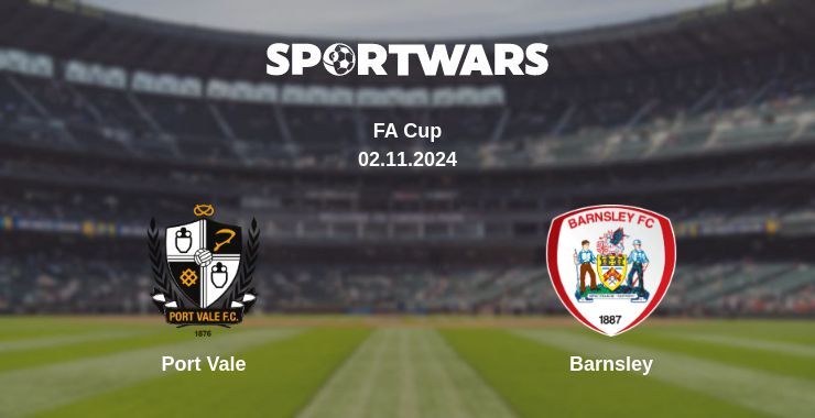 Port Vale — Barnsley watch online for free 02.11.2024