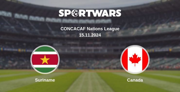 Suriname — Canada watch online for free 15.11.2024