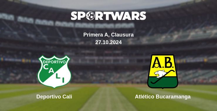 Result of the Deportivo Cali — Atlético Bucaramanga match, 27.10.2024