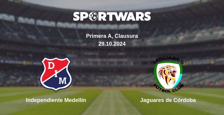 Result of the Independiente Medellín — Jaguares de Córdoba match, 29.10.2024