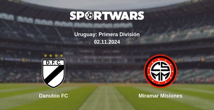 Danubio FC — Miramar Misiones watch online for free 02.11.2024