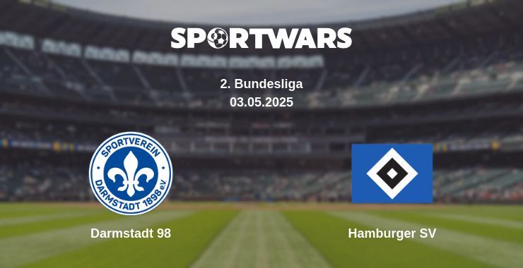 Darmstadt 98 — Hamburger SV watch online broadcast, 03.05.2025