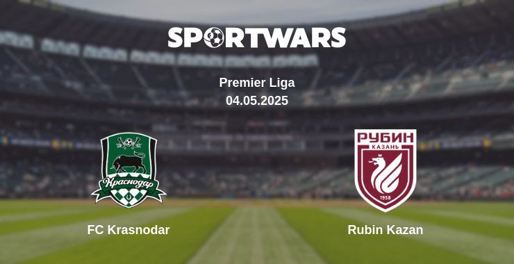 FC Krasnodar — Rubin Kazan watch online broadcast, 04.05.2025