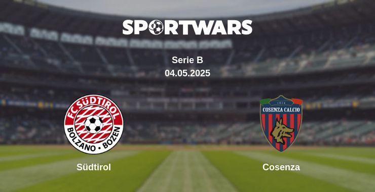 Südtirol — Cosenza watch online broadcast, 04.05.2025