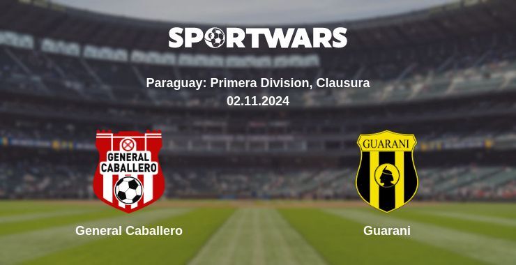 Result of the General Caballero — Guarani match, 02.11.2024