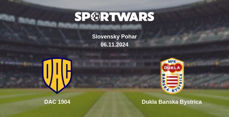 DAC 1904 — Dukla Banska Bystrica watch online for free 06.11.2024