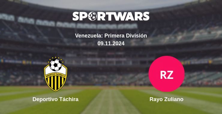 Result of the Deportivo Táchira — Rayo Zuliano match, 09.11.2024