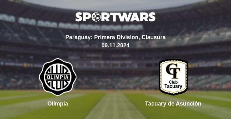 Olimpia — Tacuary de Asunción watch online for free 09.11.2024