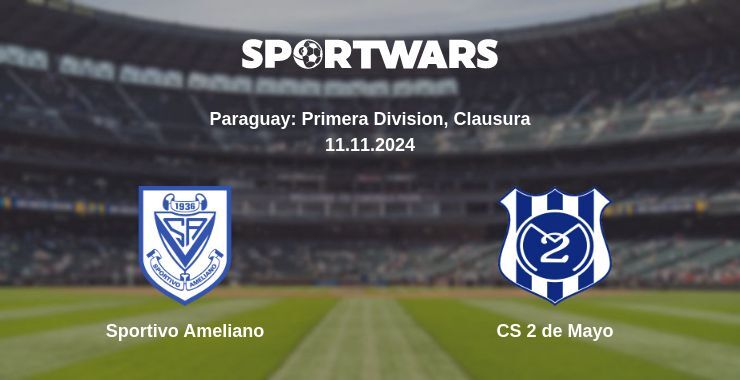 Result of the Sportivo Ameliano — CS 2 de Mayo match, 11.11.2024