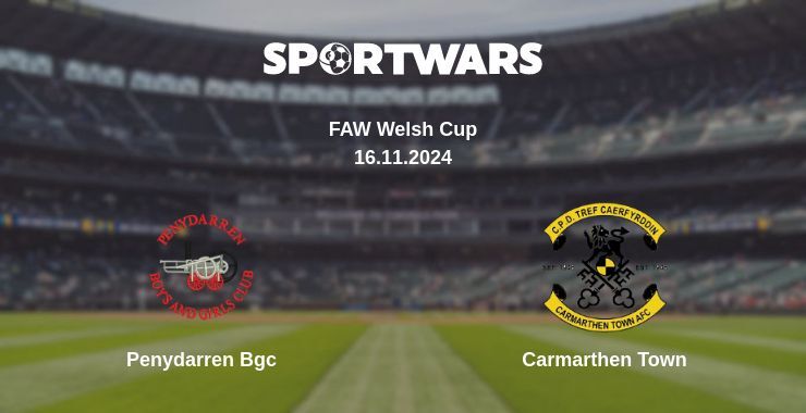 Result of the Penydarren Bgc — Carmarthen Town match, 16.11.2024