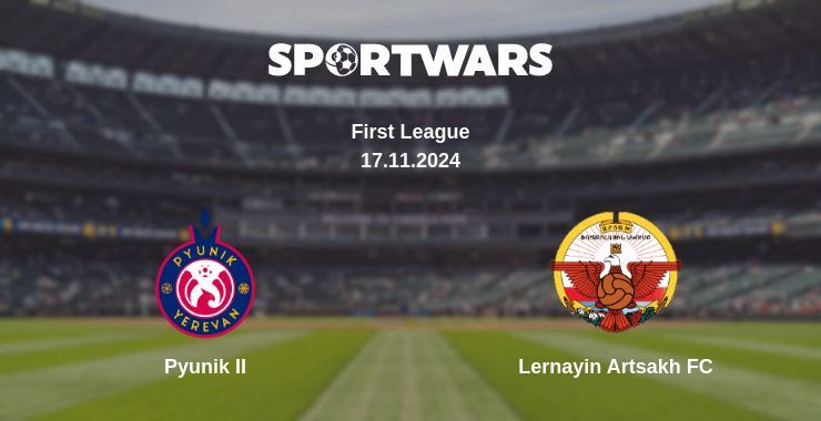 Result of the Pyunik II — Lernayin Artsakh FC match, 17.11.2024