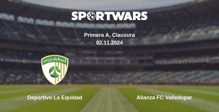 Deportivo La Equidad — Alianza FC Valledupar watch online for free 02.11.2024