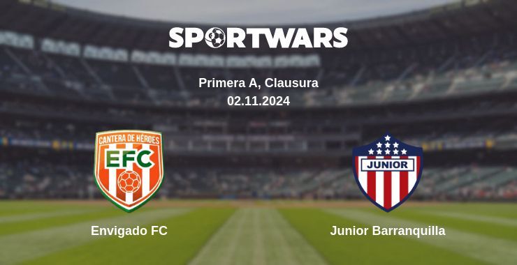 Result of the Envigado FC — Junior Barranquilla match, 02.11.2024