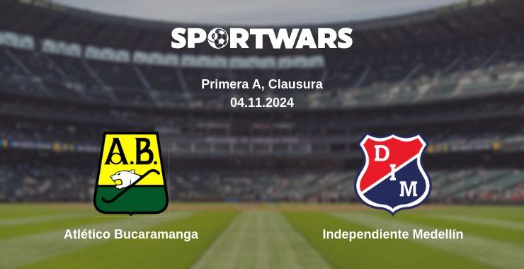 Result of the Atlético Bucaramanga — Independiente Medellín match, 04.11.2024