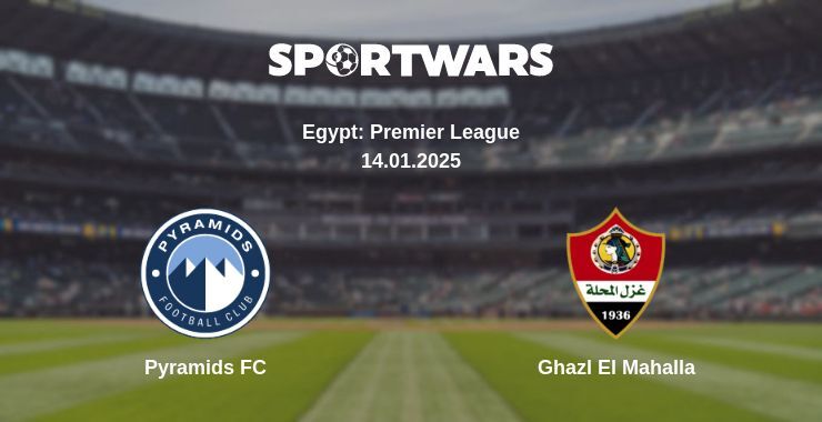 Pyramids FC — Ghazl El Mahalla watch online broadcast, 14.01.2025