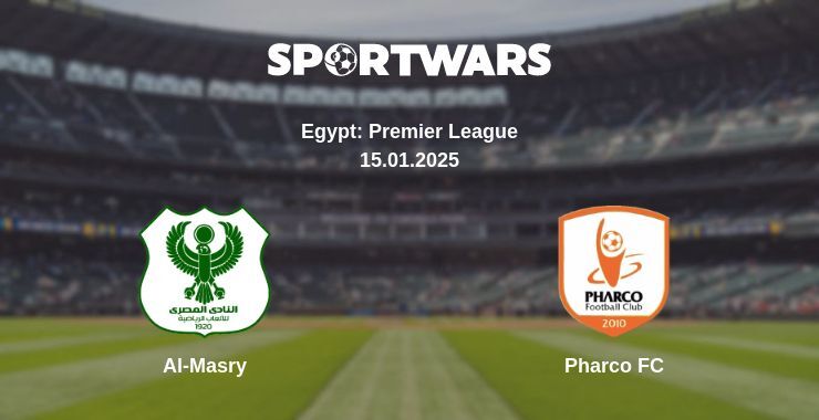 Al-Masry — Pharco FC watch online broadcast, 15.01.2025