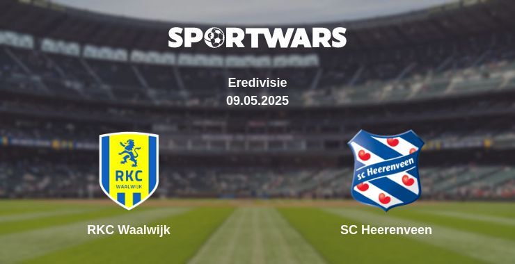 RKC Waalwijk — SC Heerenveen watch online broadcast, 09.05.2025