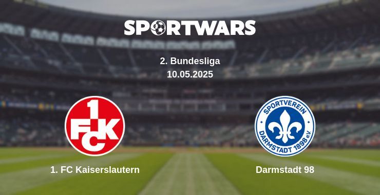 1. FC Kaiserslautern — Darmstadt 98 watch online broadcast, 10.05.2025