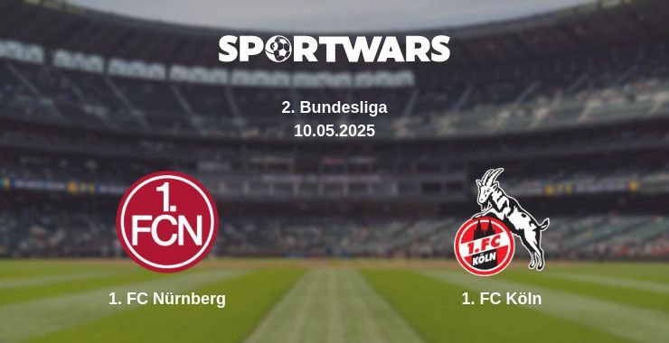 1. FC Nürnberg — 1. FC Köln watch online broadcast, 10.05.2025