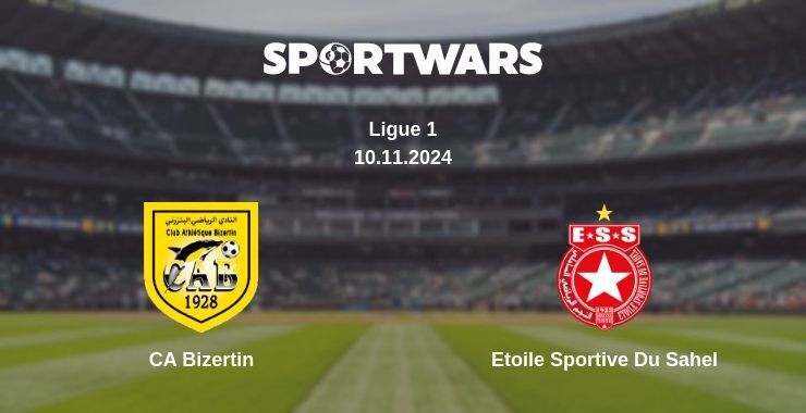 CA Bizertin — Etoile Sportive Du Sahel watch online for free 10.11.2024