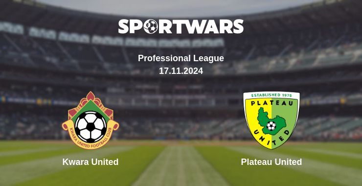 Kwara United — Plateau United watch online for free 17.11.2024