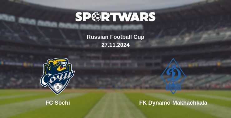 FC Sochi — FK Dynamo-Makhachkala watch online for free 27.11.2024