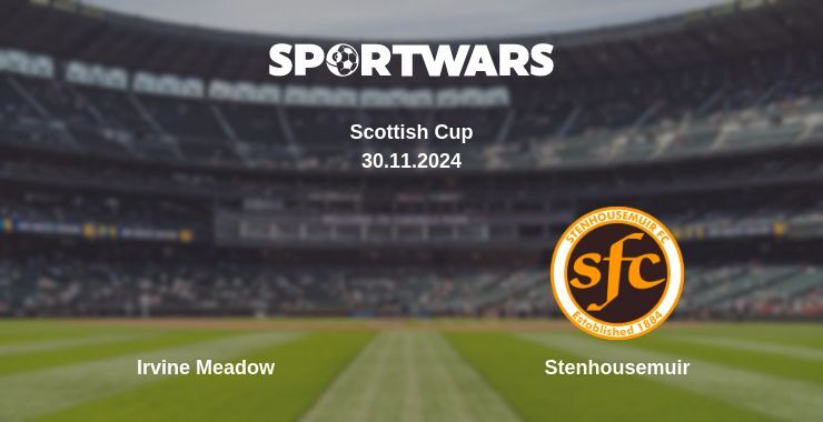 Result of the Irvine Meadow — Stenhousemuir match, 30.11.2024