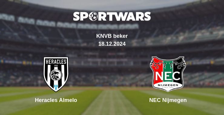 Result of the Heracles Almelo — NEC Nijmegen match, 18.12.2024