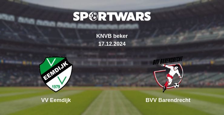 Result of the VV Eemdijk — BVV Barendrecht match, 19.12.2024