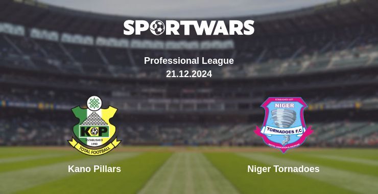 Result of the Kano Pillars — Niger Tornadoes match, 21.12.2024