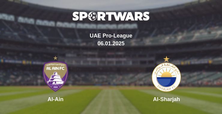 Al-Ain — Al-Sharjah watch online broadcast, 06.01.2025