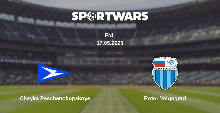 Chayka Peschanokopskoye — Rotor Volgograd watch online broadcast, 17.05.2025