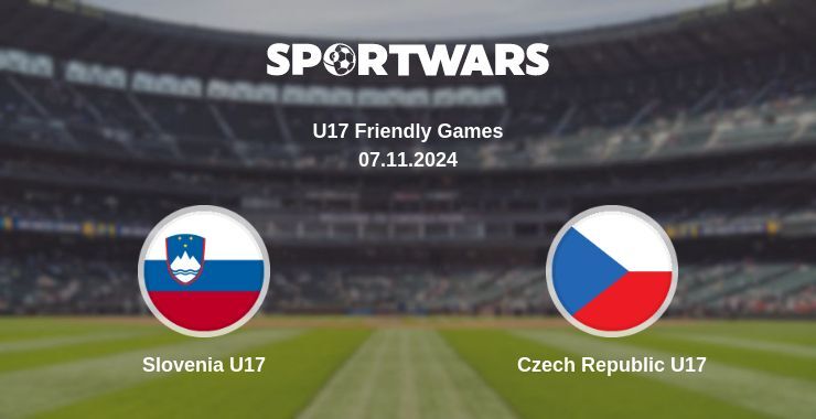 Result of the Slovenia U17 — Czech Republic U17 match, 07.11.2024