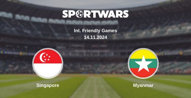 Result of the Singapore — Myanmar match, 14.11.2024